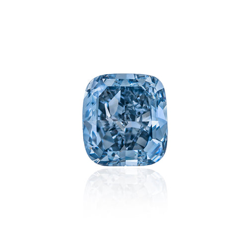 Cushion Cut Diamond Fancy Vivid Blue
