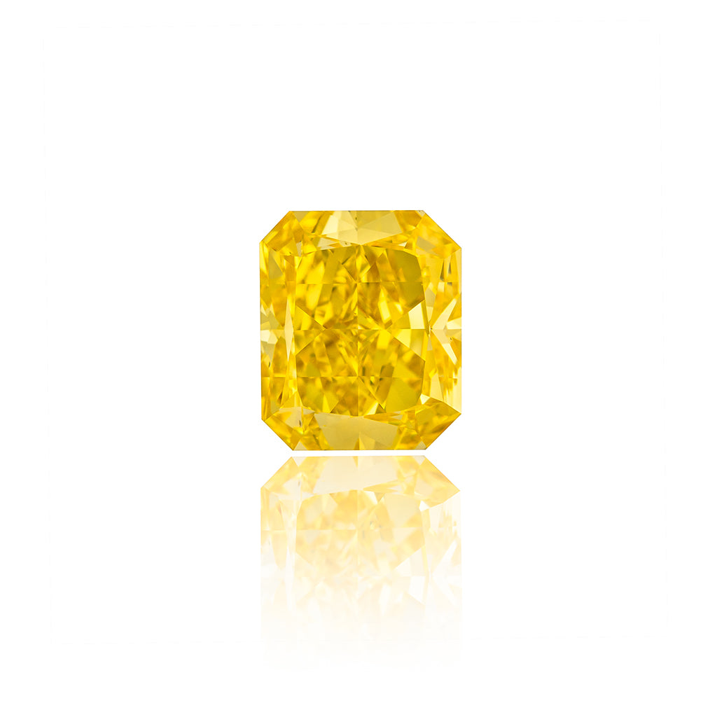 Radiant Cut Fancy Vivid Yellow Diamond (2.23 Carat)