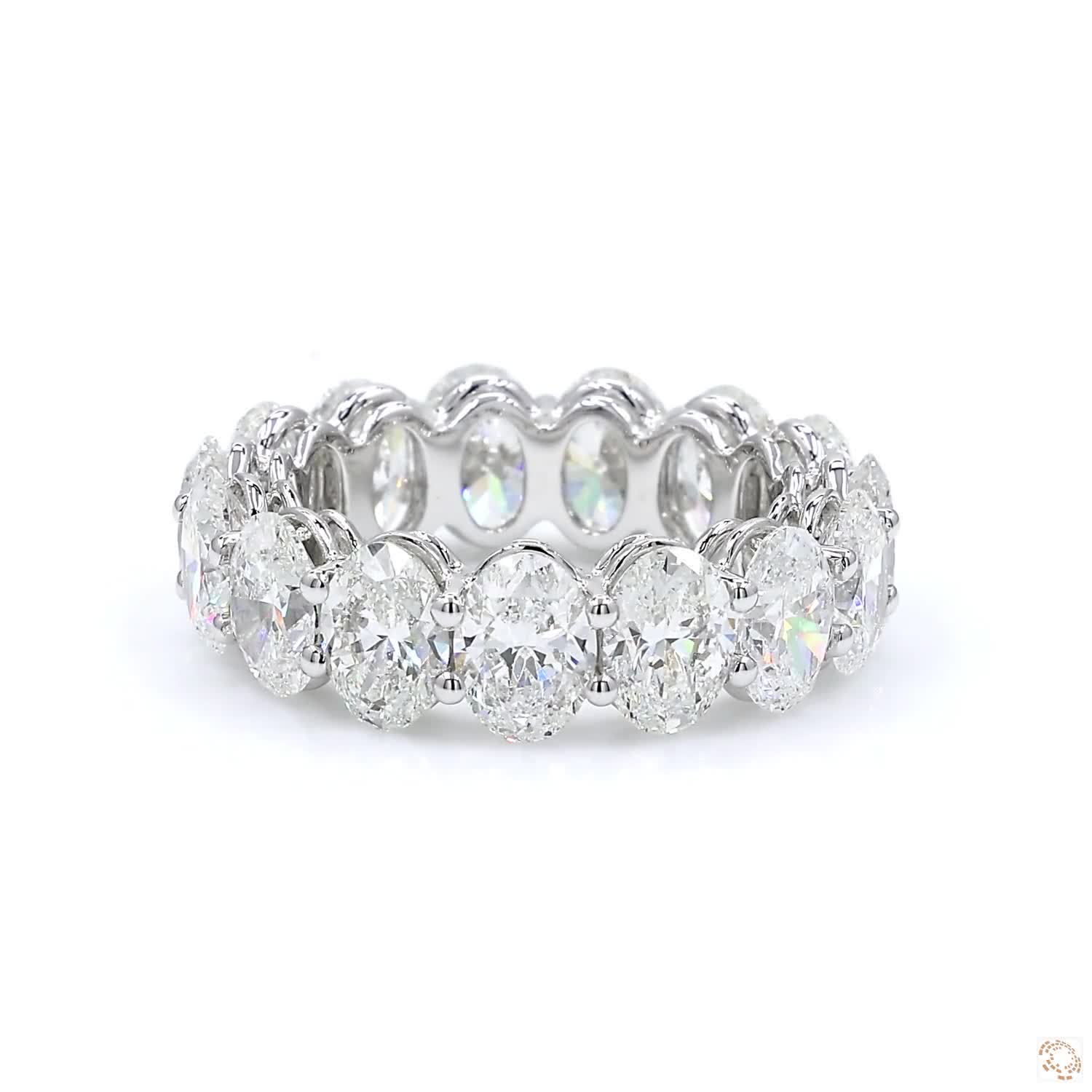 Oval Diamond Eternity Ring (0.5ct per diamond)