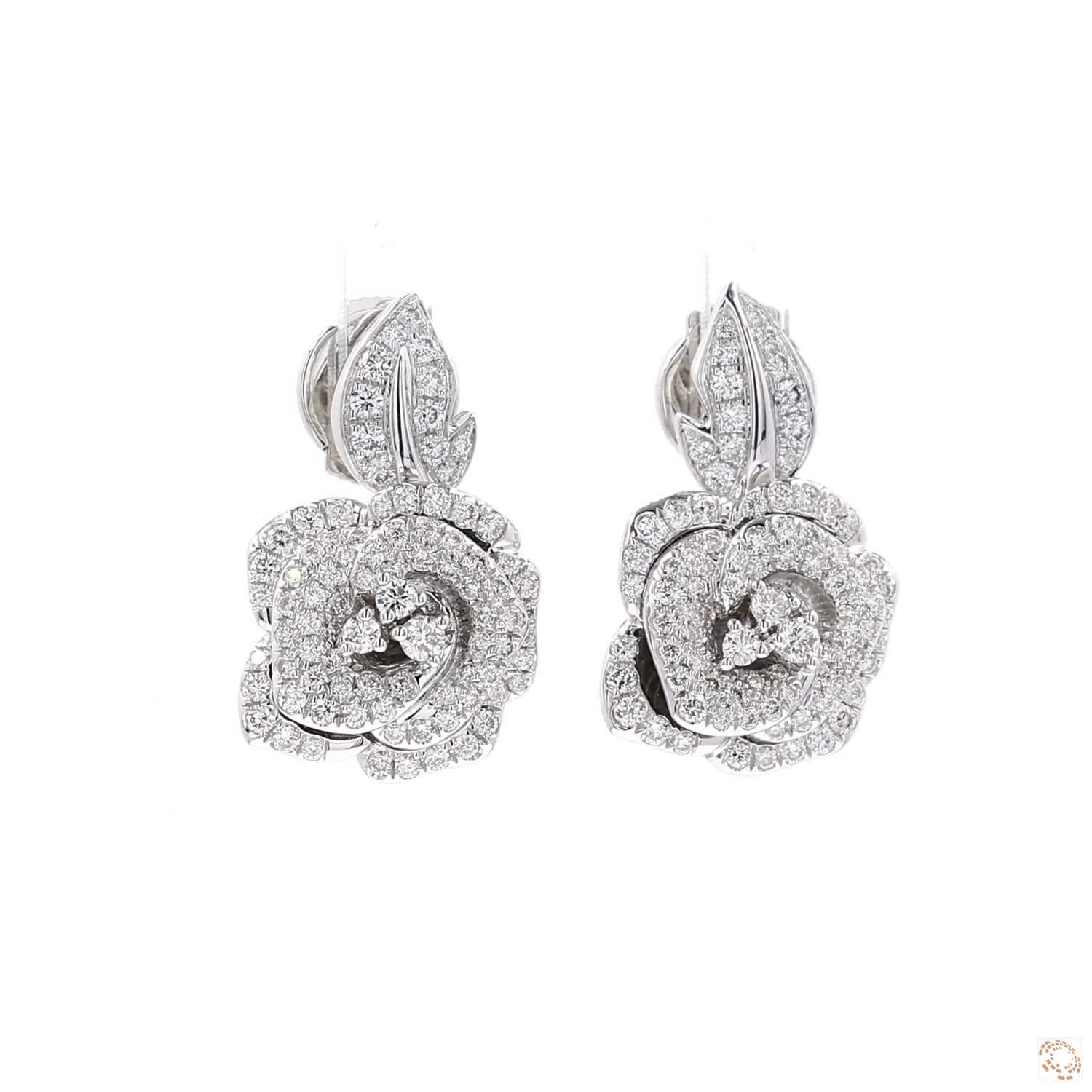 Rose Diamond Earrings