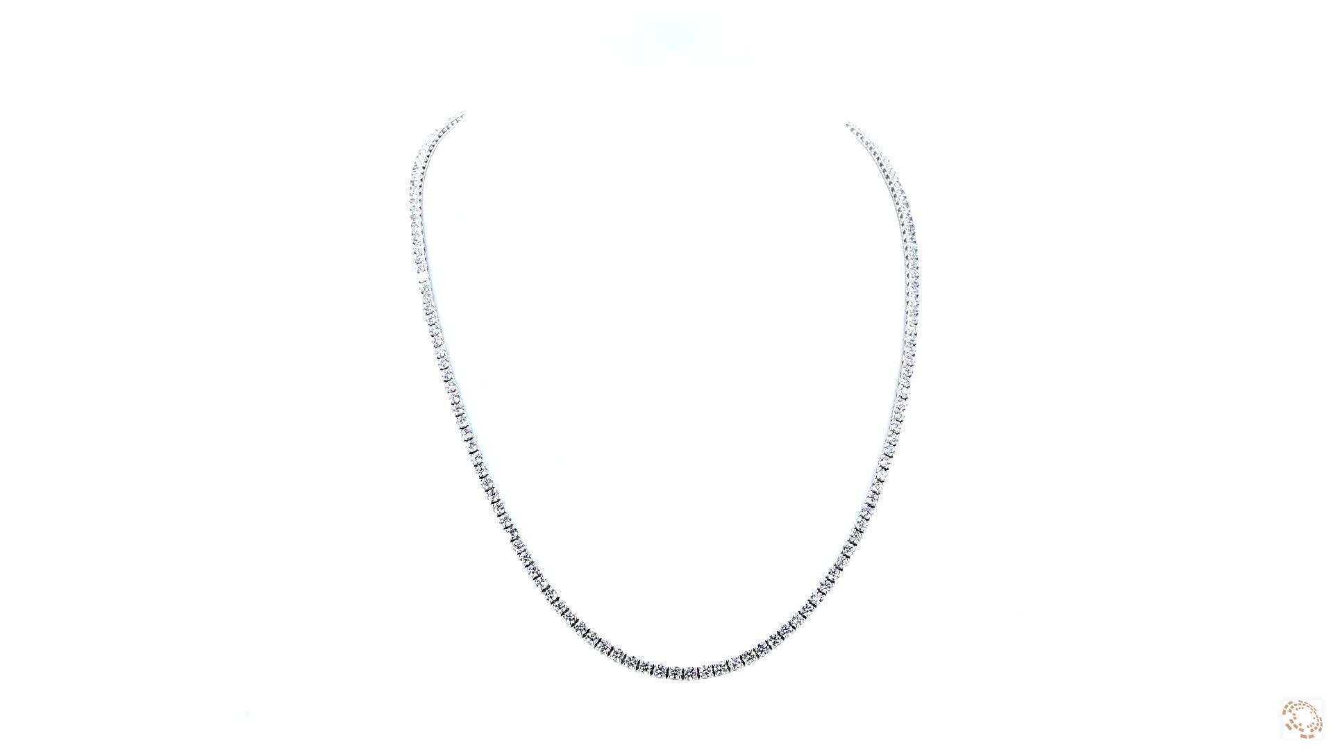 Classic Diamond Tennis Necklace (0.03 ct per diamond)