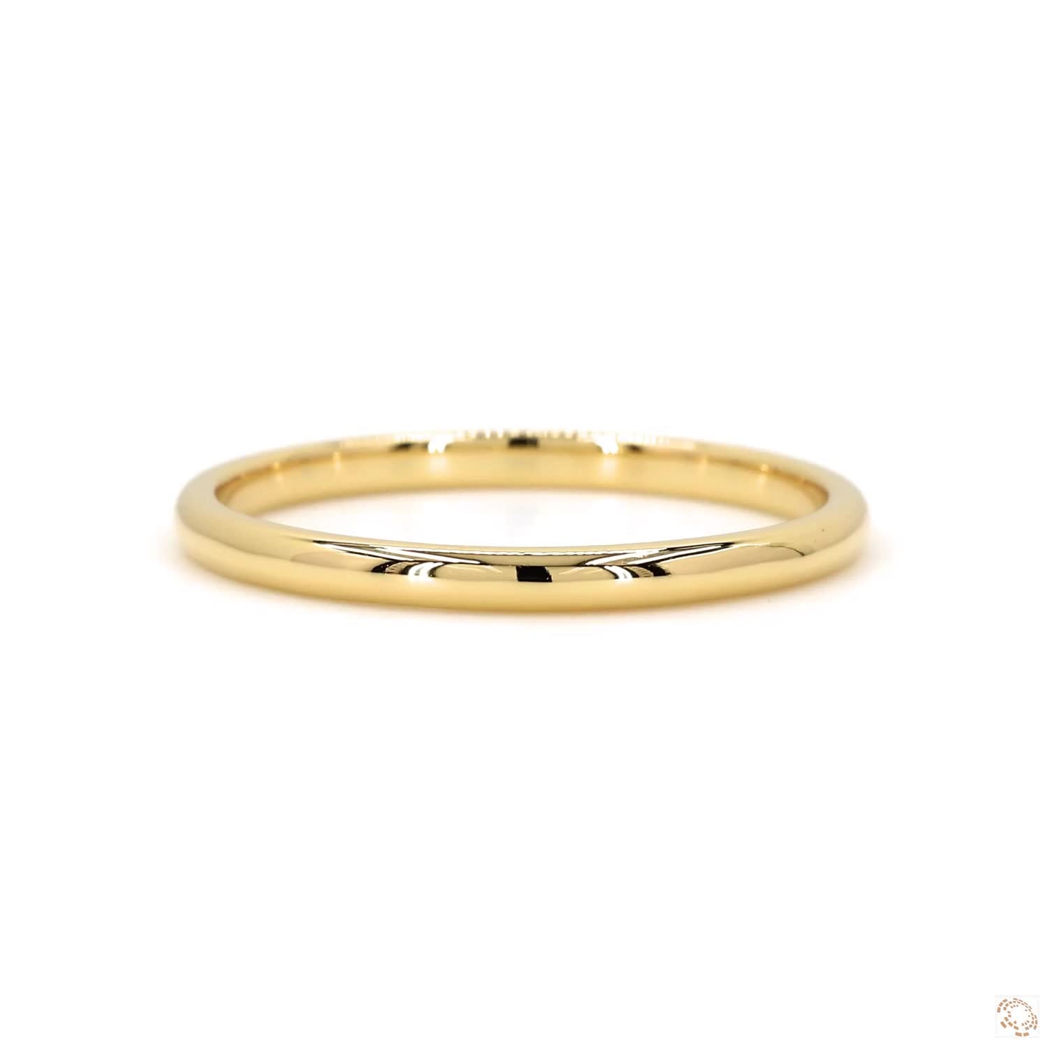 Women's Polished Comfort Fit Engagement Band (2mm)