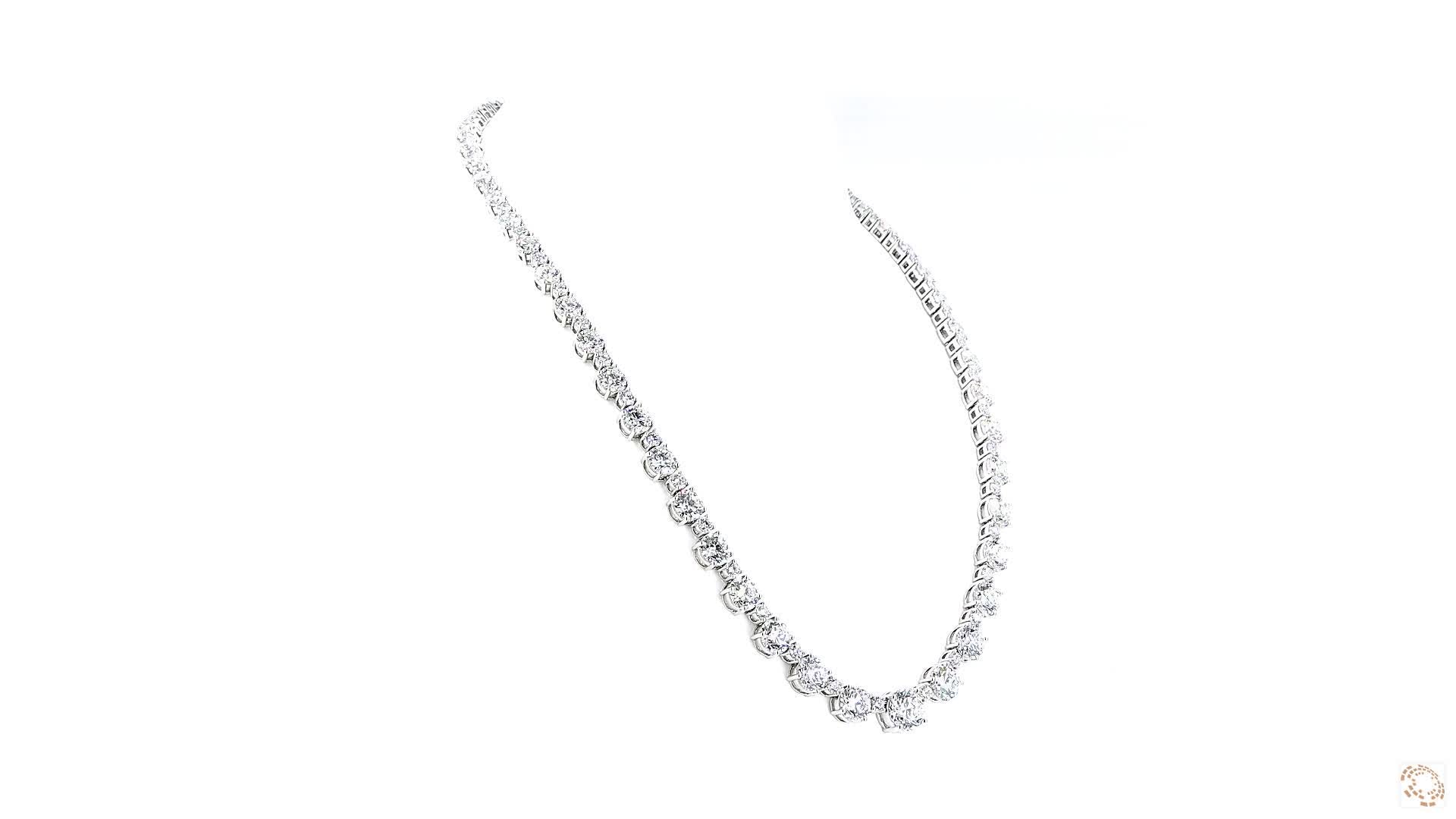 Riviera Diamond Tennis Necklace