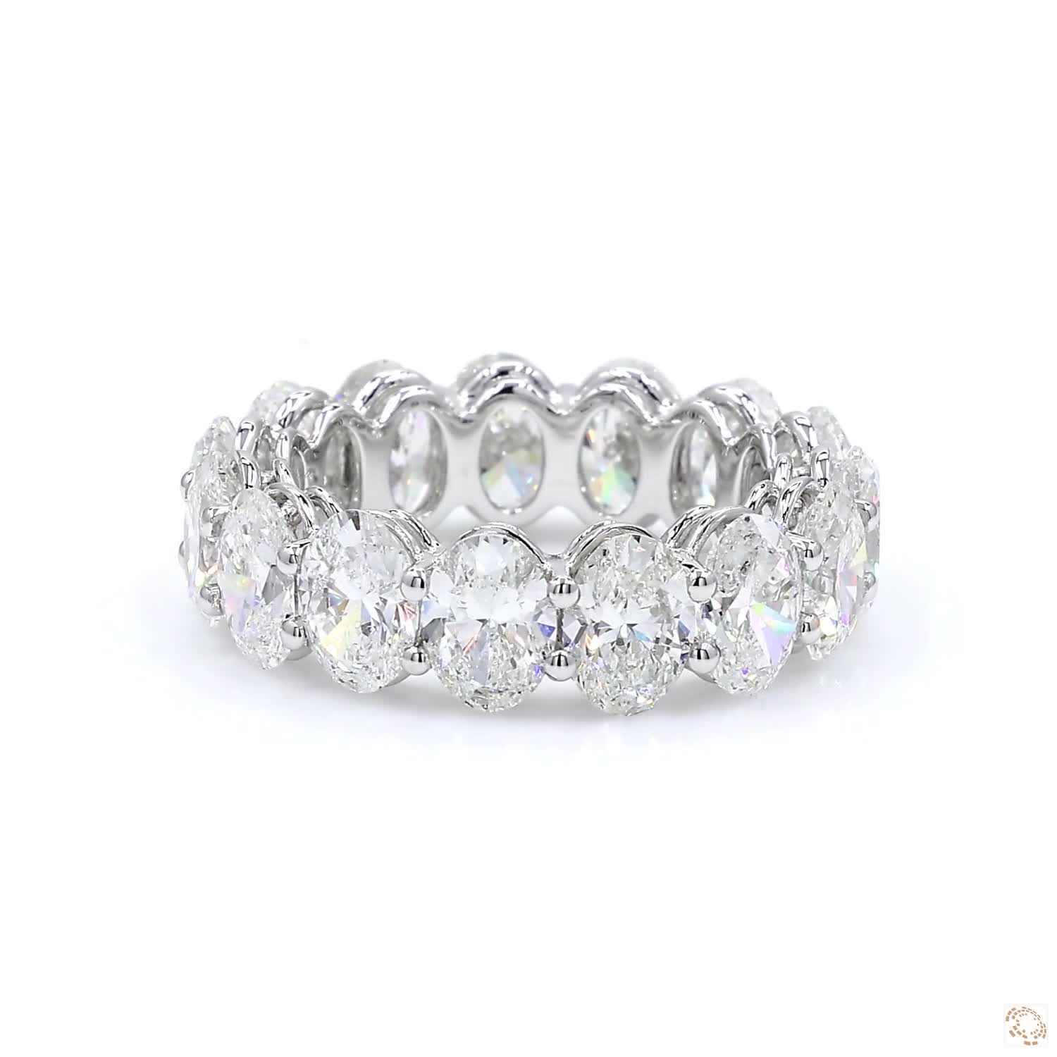 Oval Diamond Eternity Ring (0.5ct per diamond)