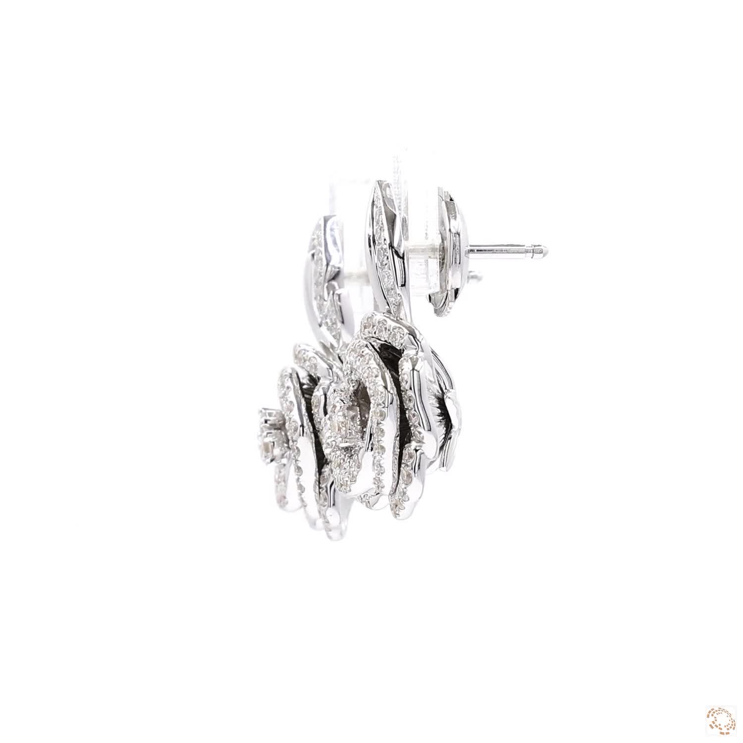 Rose Diamond Earrings