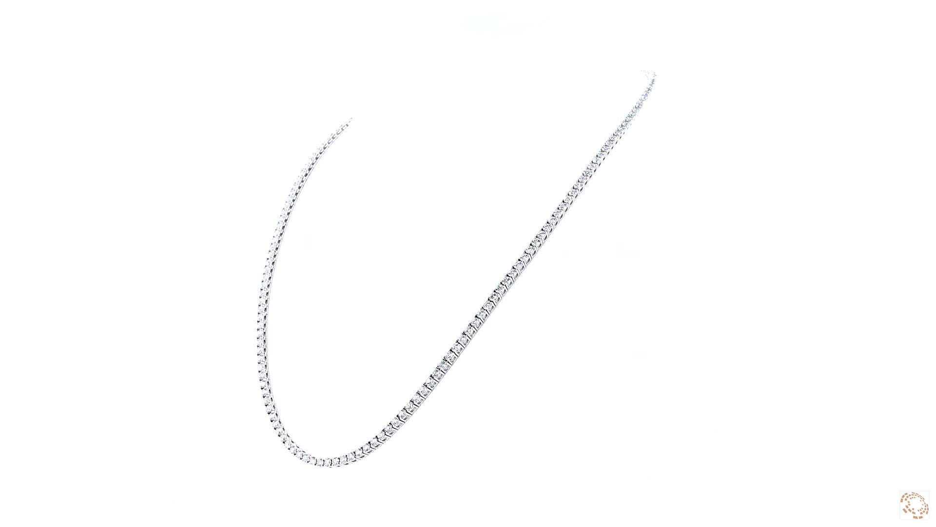Classic Diamond Tennis Necklace (0.03 ct per diamond)