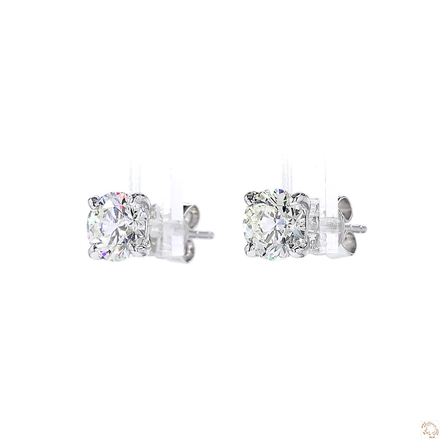 6-Prong Diamond Stud Earrings (0.90 ct. per diamond)