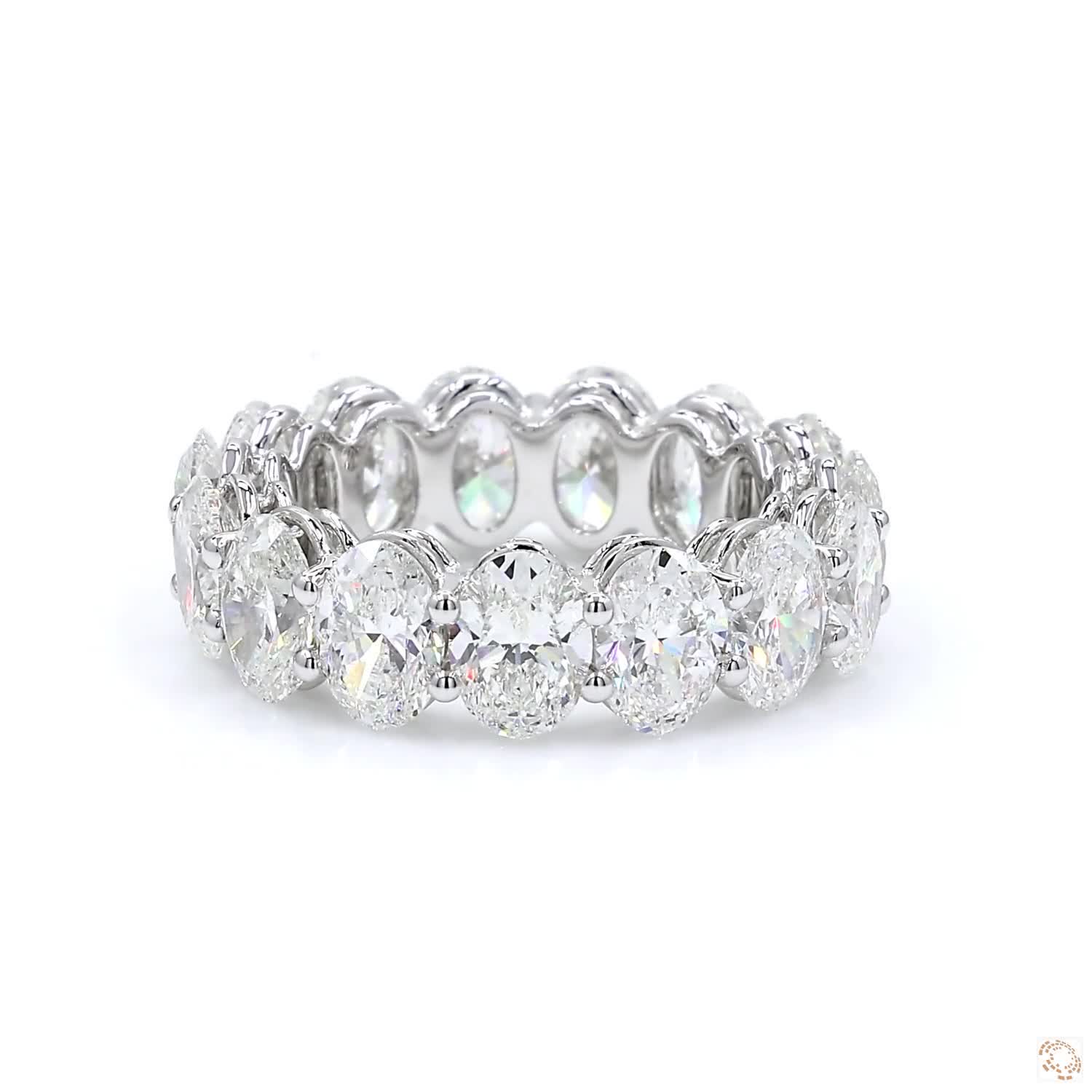 Oval Diamond Eternity Ring (0.5ct per diamond)