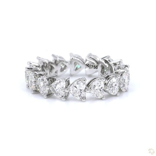Heart Diamond Eternity Ring (0.25ct per diamond)