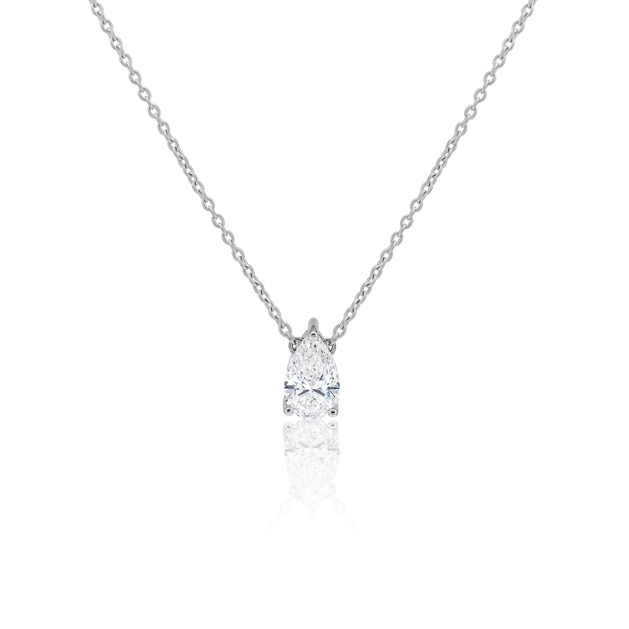 Solitaire Heart Diamond Pendant (0.70 ct)