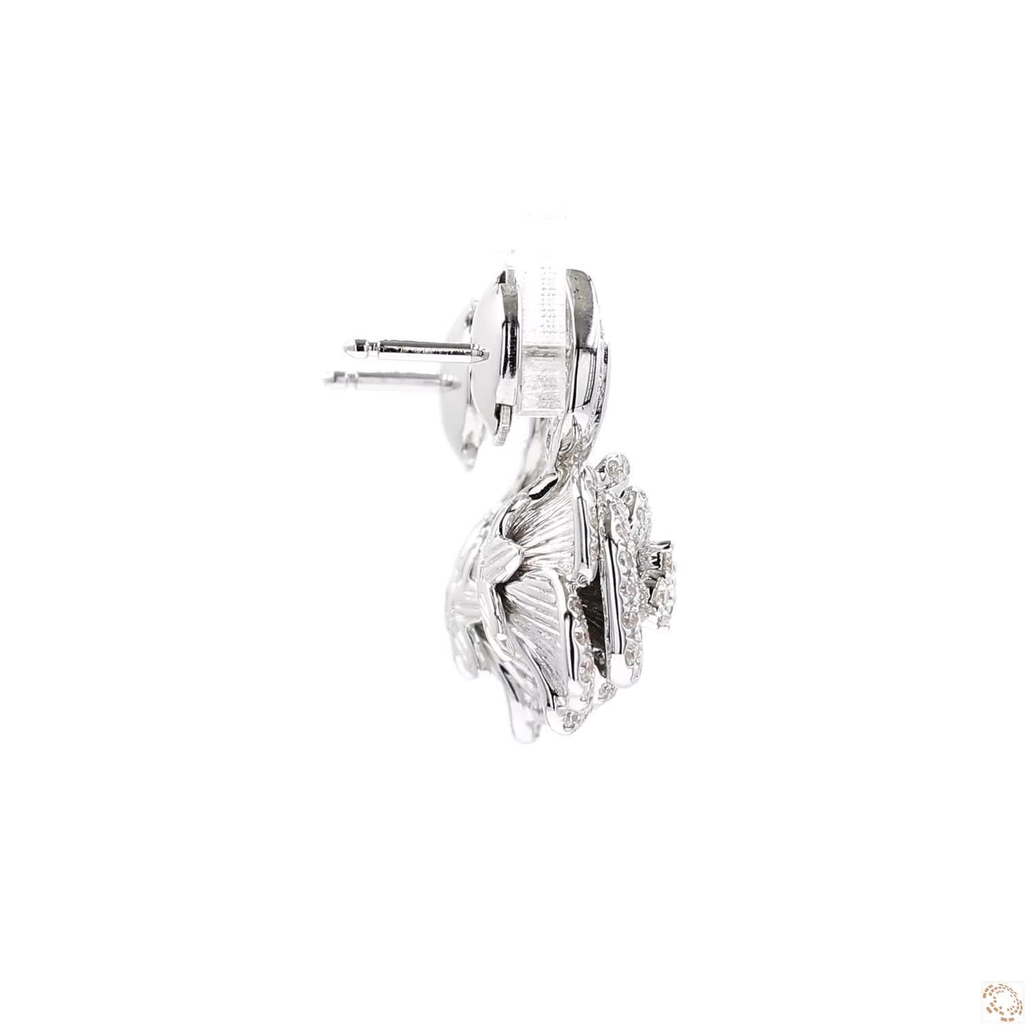 Rose Diamond Earrings