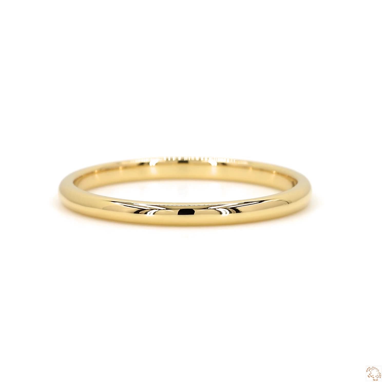 Women's Polished Comfort Fit Engagement Band (2mm)