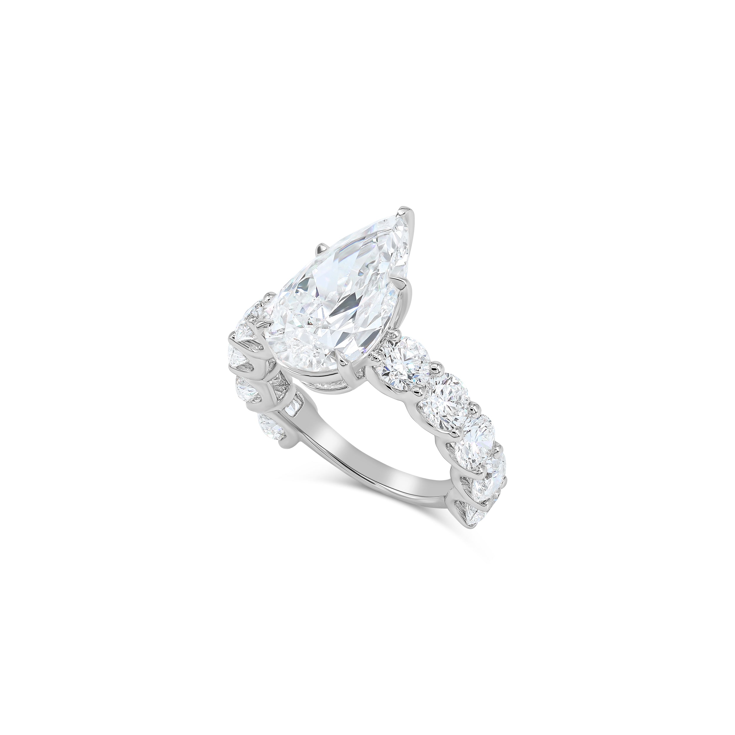 Pear Shape Engagement Ring