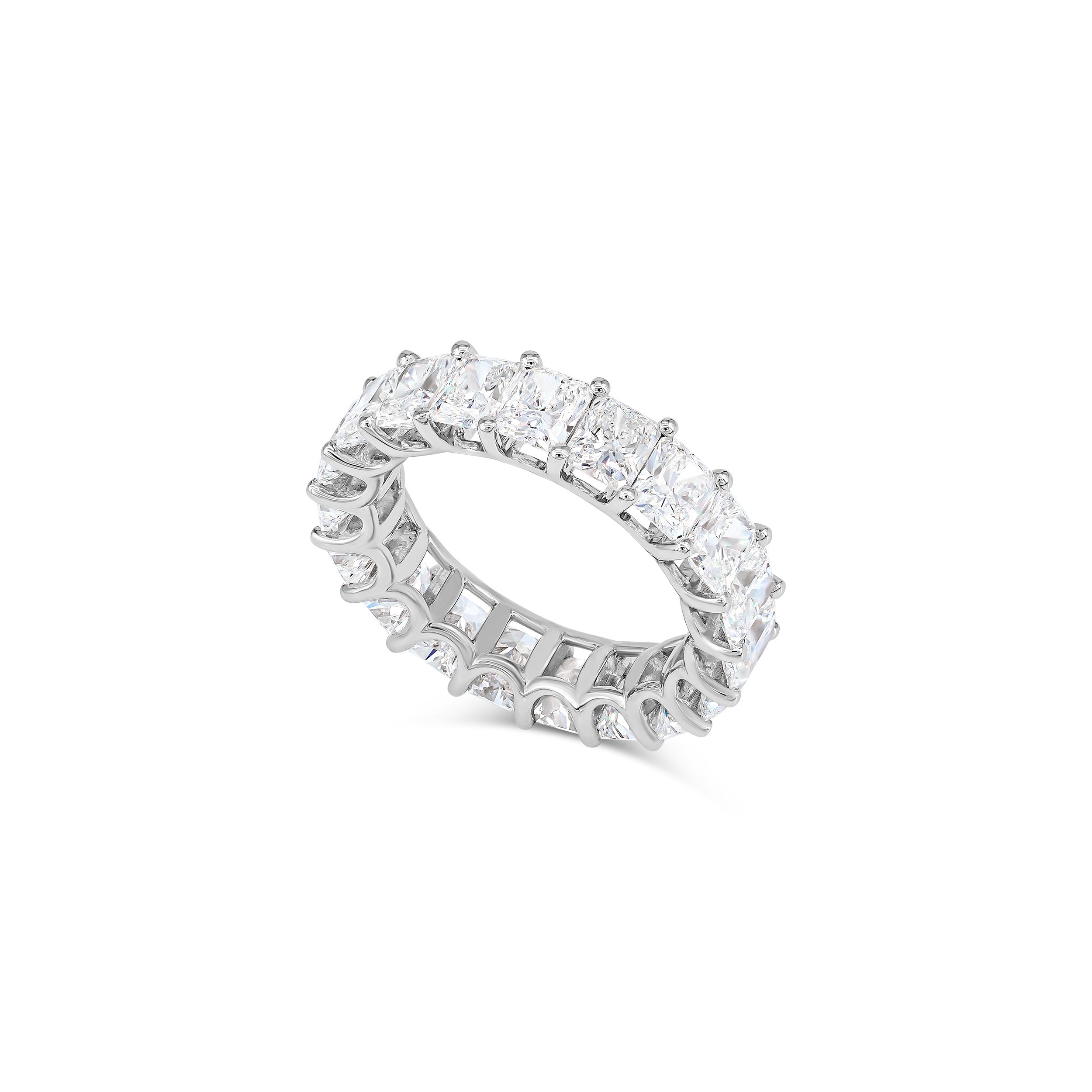 Emerald Diamond Eternity Ring (0.21ct per diamond)