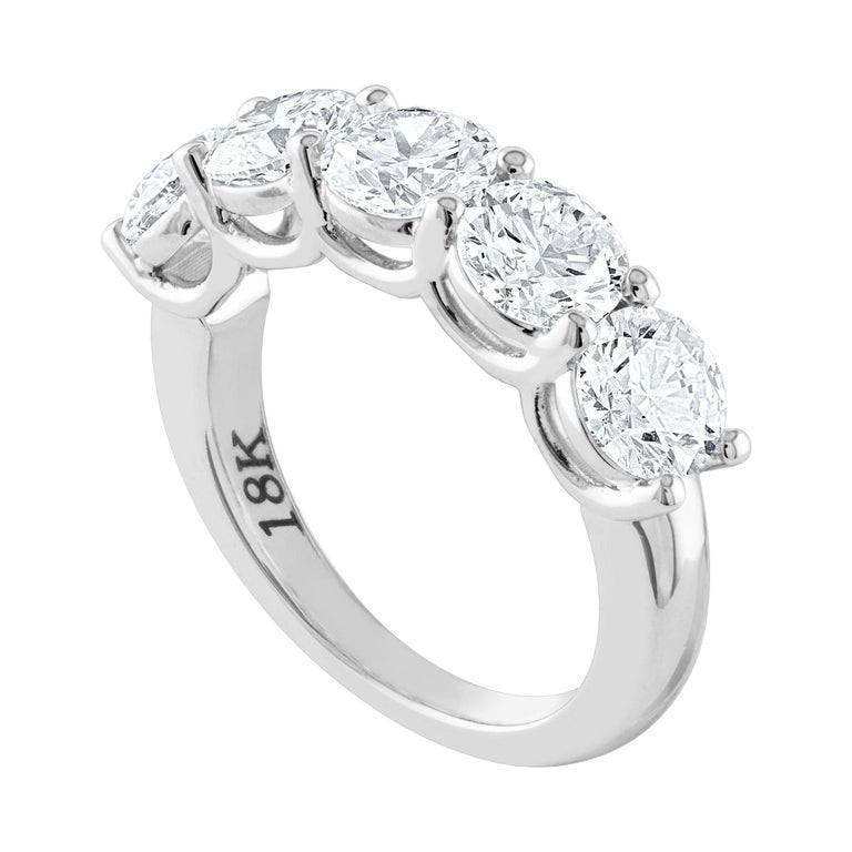 Round Diamond Half Eternity Ring (0.3 to 0.5ct per diamond)