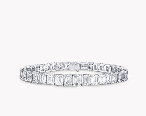 Emerald Diamond Tennis Bracelet (14.23 ct tw.)