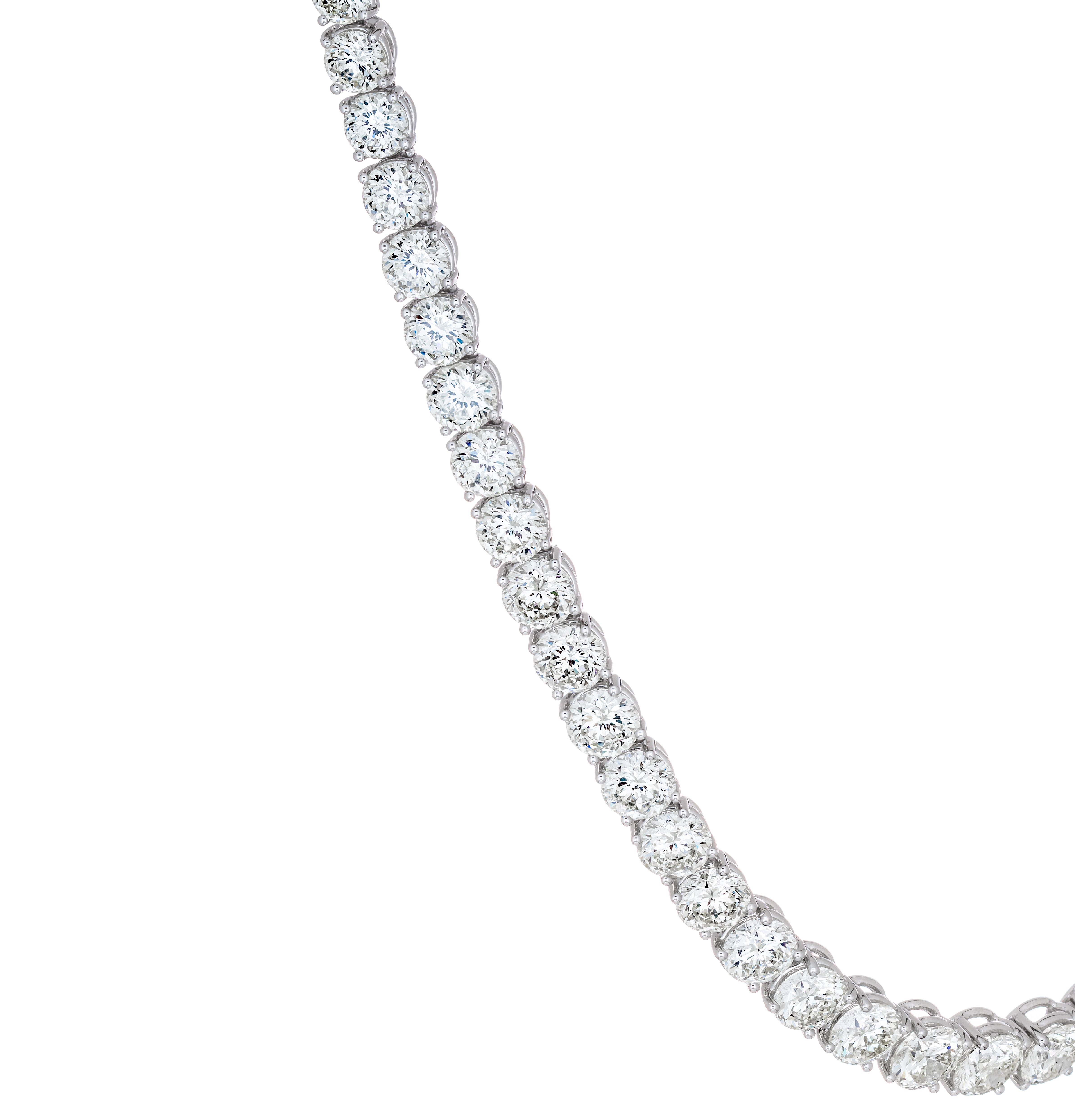 0.15 's One Line Tennis Eternal Diamond Necklace