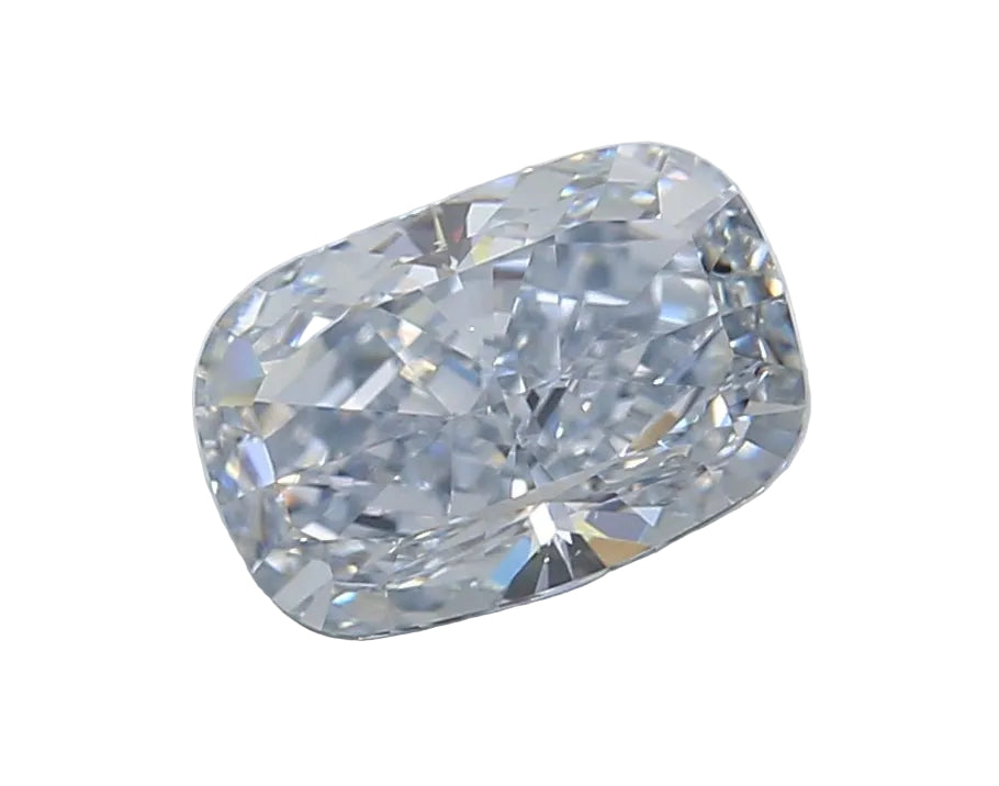 2 Carat Fancy Blue Cushion Diamond GIA