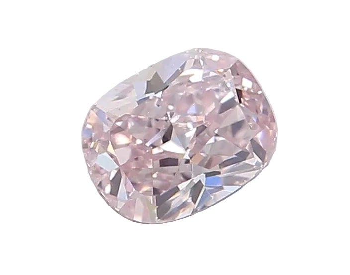 pink diamond on a light gray background