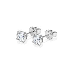 "BIG" Eternal 4 Prongs Diamond Earrings