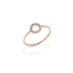 Round Brilliant Diamond Ring - Mini