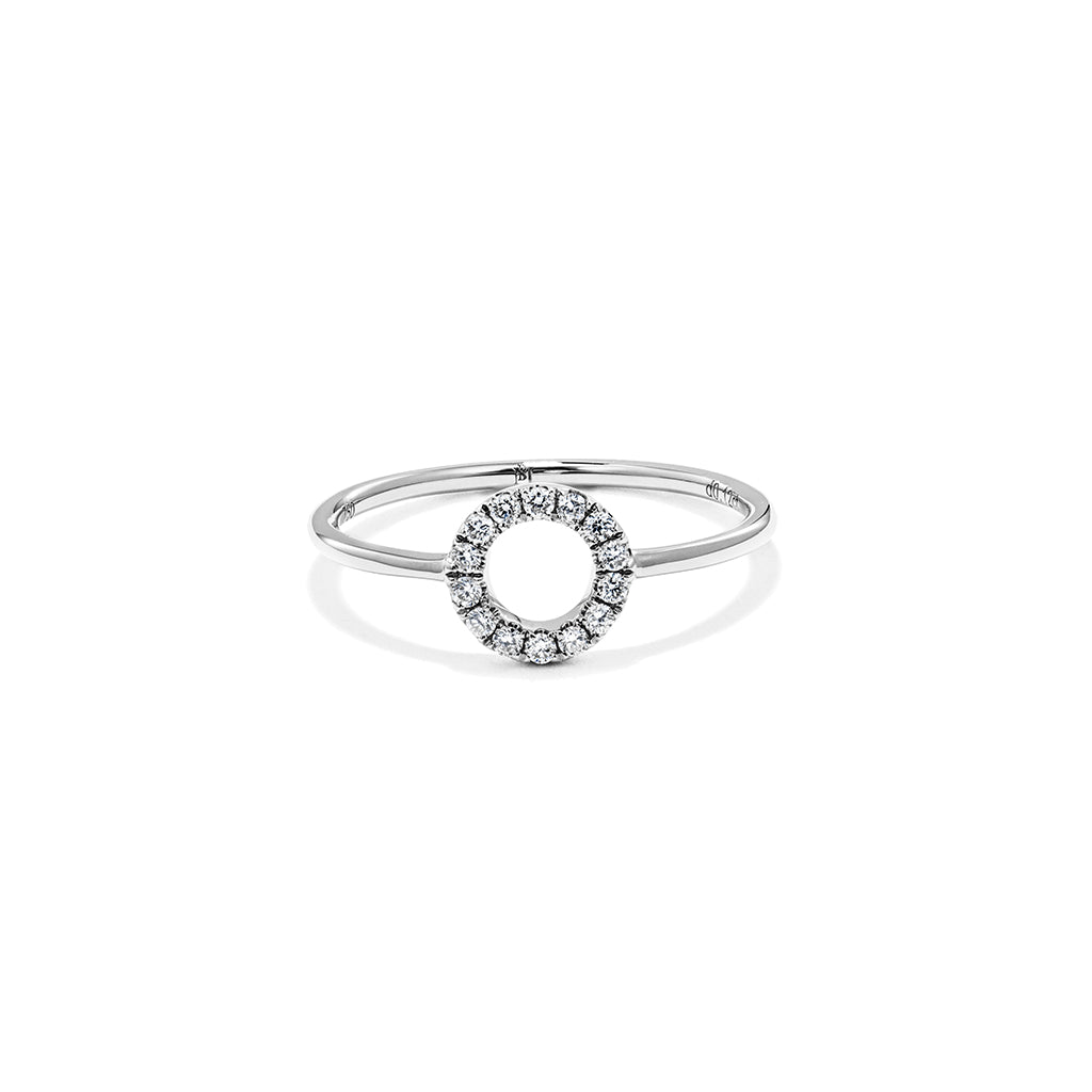 Round Brilliant Diamond Ring - Mini