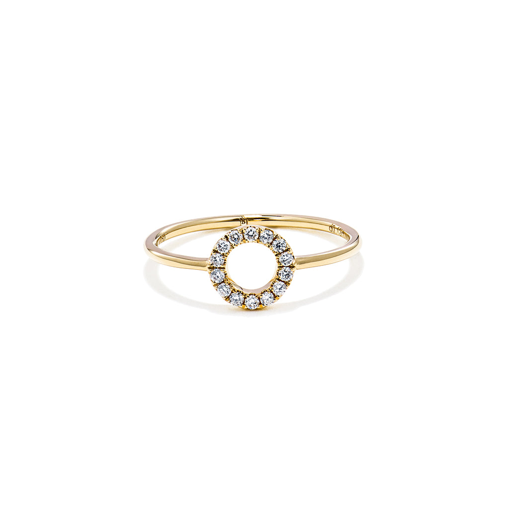 Round Brilliant Diamond Ring - Mini