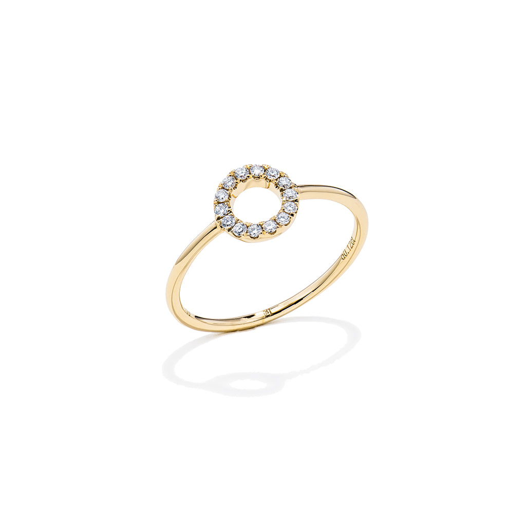 Round Brilliant Diamond Ring - Mini