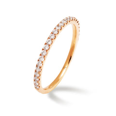 Delicate Diamond Half Eternity Ring