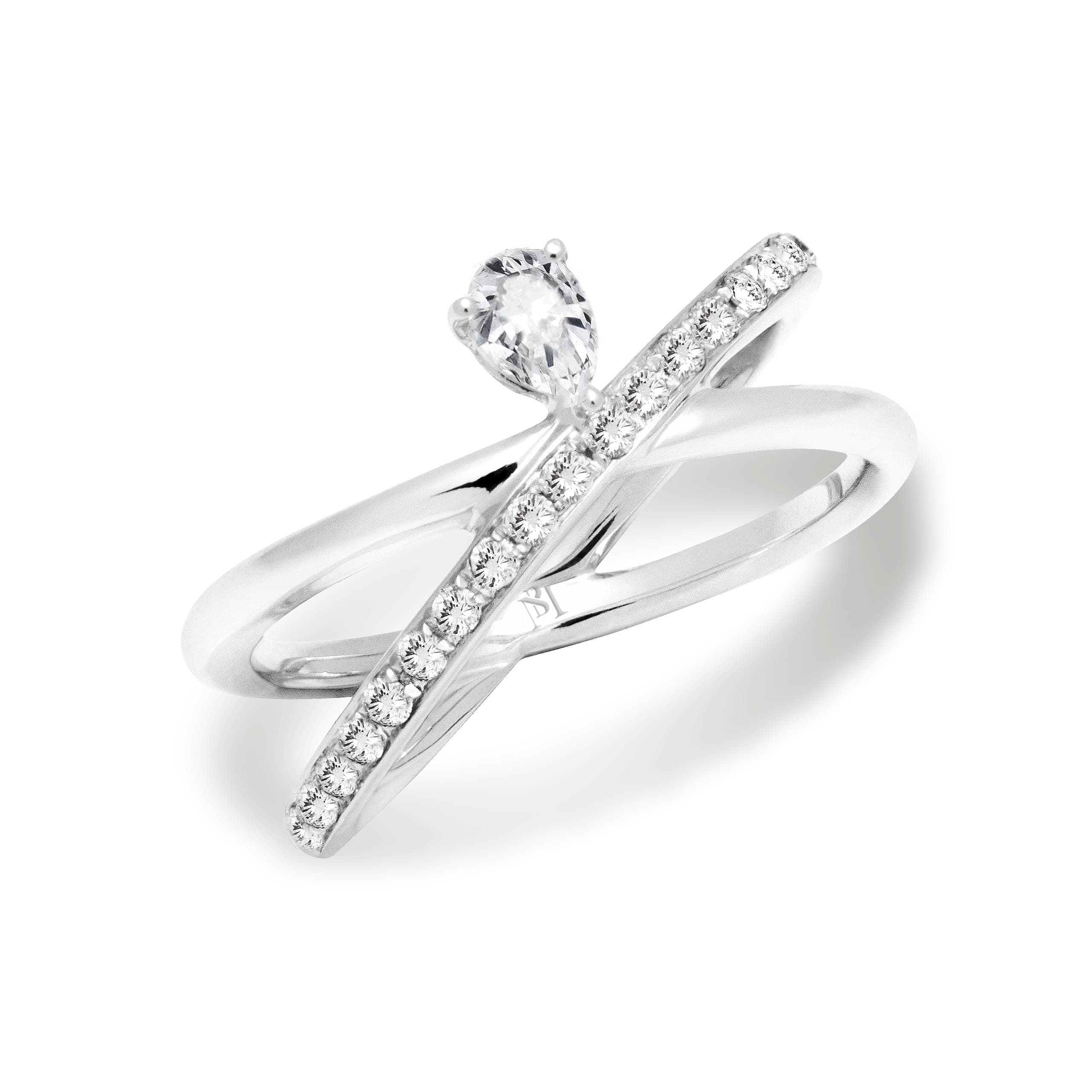 XCross Diamond Ring