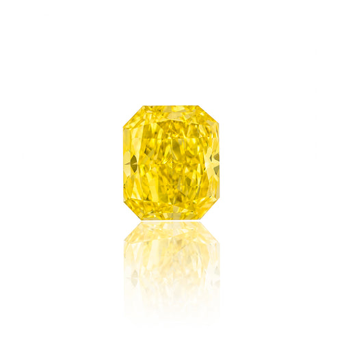 Radiant Cut Fancy Intense Yellow Diamond (1.84 Carat)
