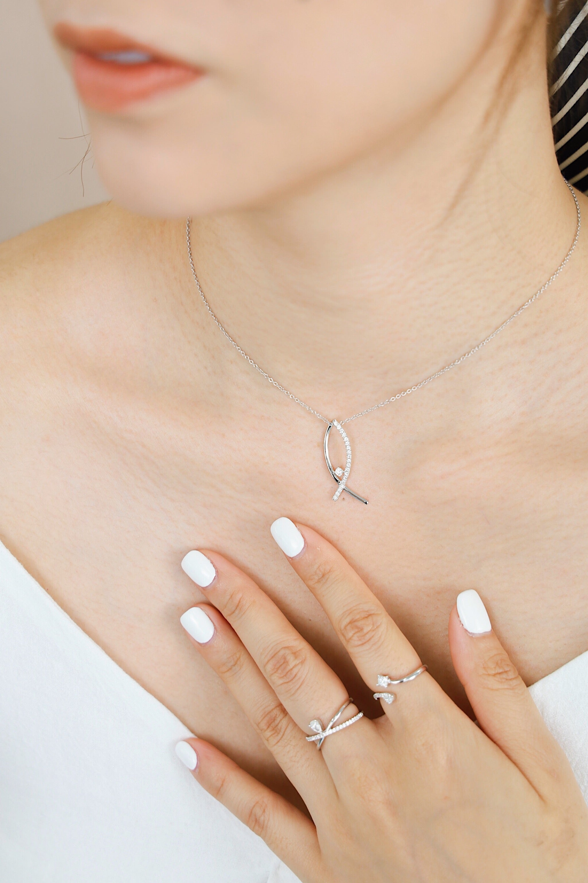 Open Diamond Ring