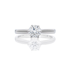 Classic Solitaire Six Prongs Diamond Ring