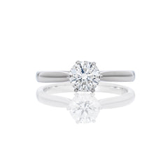 Classic Solitaire Six Prongs Diamond Ring